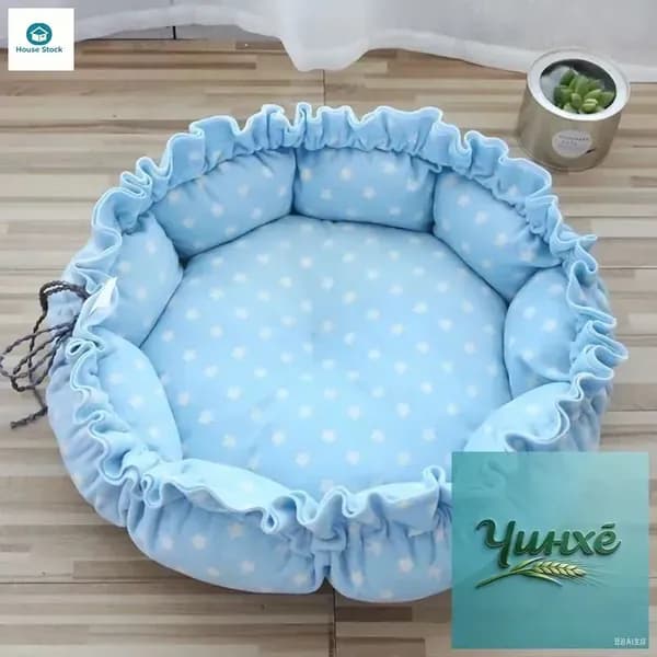 Лежанки для кошек и собак, мягкие двусторонние домики для питомцев