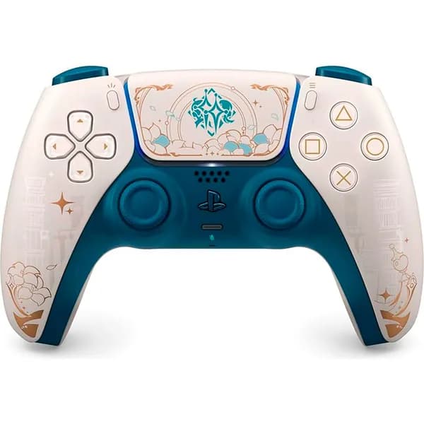 Геймпад DualSense Limited Edition (Genshin Impact), Bluetooth, Проводной, кремовый