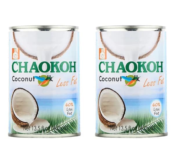 Chaokoh/ Кокосовое молоко Less Fat, 400 мл, 2 шт