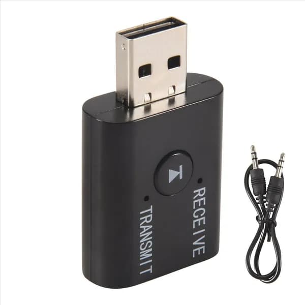 2-в-1 USB Bluetooth аудио передатчик и приемник адаптер для телевизора, ПК, автомобиля