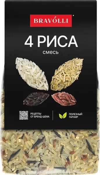 Смесь риса BRAVOLLI! 4 риса, 350г