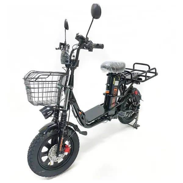 Электровелосипед PANGEON Monster PRO MAX 2025 (60В 21Ач, гидравлика, амортизаторы) курьерский багажник
