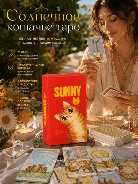 Карты Таро с голографическим эффектом 78 листов, переливающиеся, для предсказаний и раскладов, универсальная колода для всех, 1 шт.