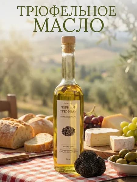 Оливковое масло Extra Virgin Truffle&Co light version с экстрактом черного трюфеля 250 мл