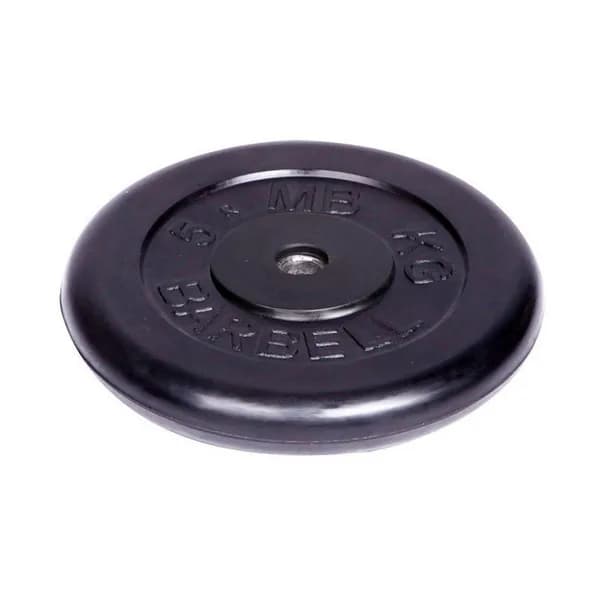 Диск MB-PltB26-5, 26 мм, 5 кг, обрезиненный