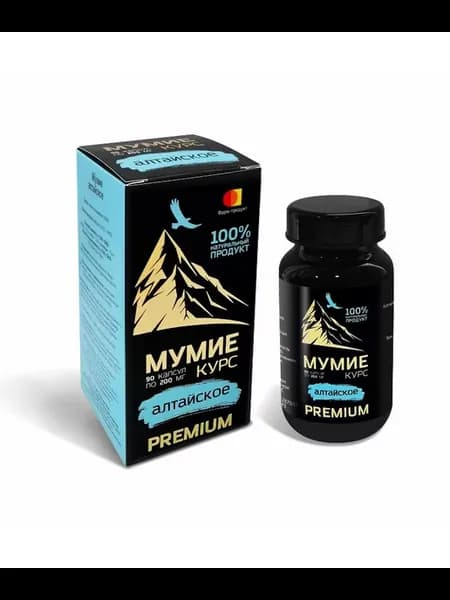 Мумие Алтайское Премиум 90 капсул