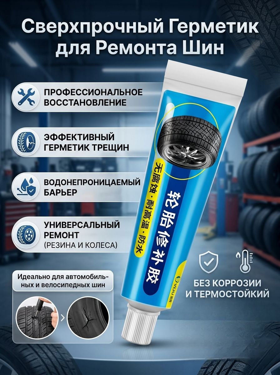 Герметик автомобильный Гель, 30 мл, 1 шт.