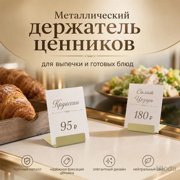 Зажим для бумаги 35 мм, 1 шт.