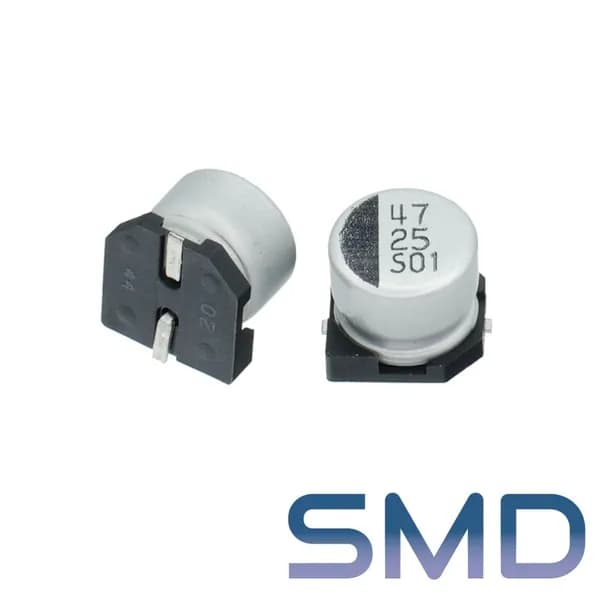 47мкФ 25В / SMD / 6,3x5,5 / 105 С / конденсатор электролитический (10шт)