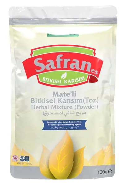 Порошок травяной смеси Safranes Mateli, 100 г, упаковка