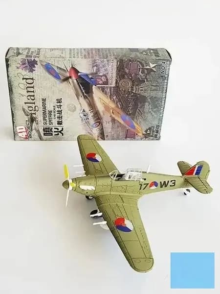 Масштабная модель истребителя Харрикейн 1:48 для военной симуляции: 4D-сборка с пропеллером, 1 комплект