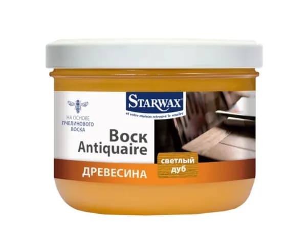 Воск для древесины Starwax Antiquaire светлый дуб 0,375 кг