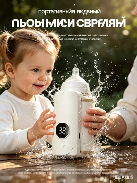 Зарядной нагреватель молока легко очищается, нет труднодоступных мест