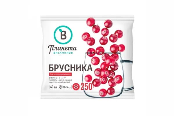 Брусника 250гр. Планета Витаминов