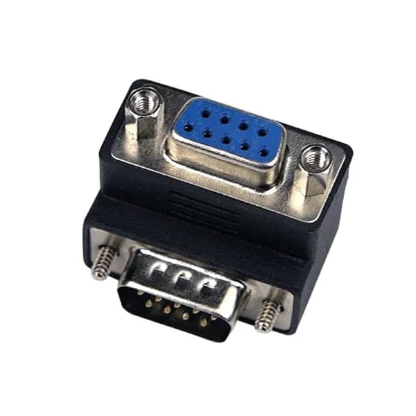 Высокопроизводительный RS232 DB9-контактный последовательный разъем-розетка Конвертер-адаптер RS232 DB9