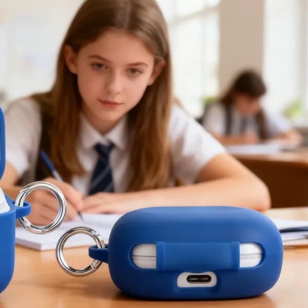 Подходит для силиконового защитного чехла наушников HONOR Earbuds S-темно-зеленый