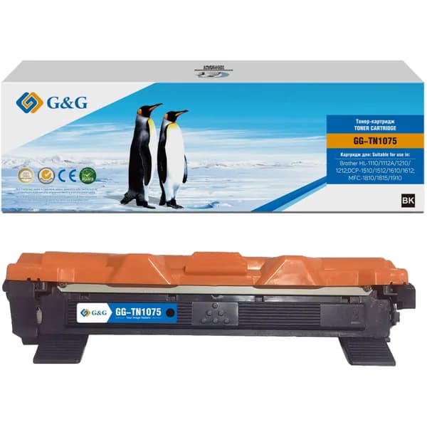 Картридж лазерный G&G GG-TN1075 TN-1050/1075/1060/1070 черный
