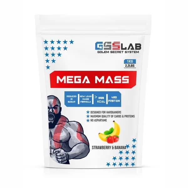 GSS Lab Mass Gainer 1000 грамм со вкусом клубники и банана