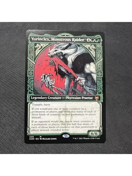 Эксклюзивные карты Magic: The Gathering Vorinclex, Volcanic Island, Vraska Extended Art, Phyrexian, Защита в подарок!
