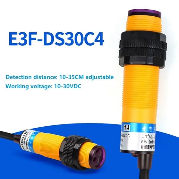 1 шт. NPN NO E3F-DS30C4 Фотоэлектрический переключатель, инфракрасный переключатель, регулируемый датчик