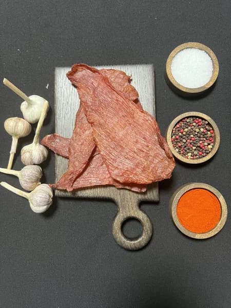 Джерки из индейки, сушеная индейка (мясные чипсы), 100г.