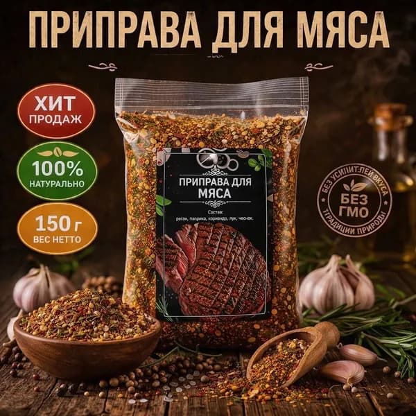 Приправа для мяса, курицы универсальная 150г