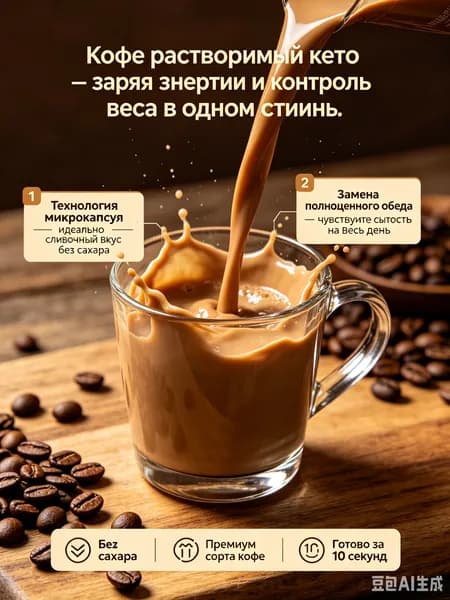 Кофе растворимый Порошковый 100г. 50шт.