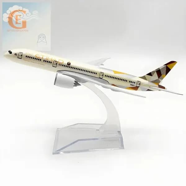 Etihad Airways Металлическая Модель Самолета Boeing 787, Боинг 787