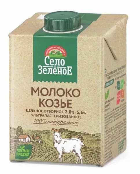 Село Зеленое Молоко 5.6% 487мл. 1шт.