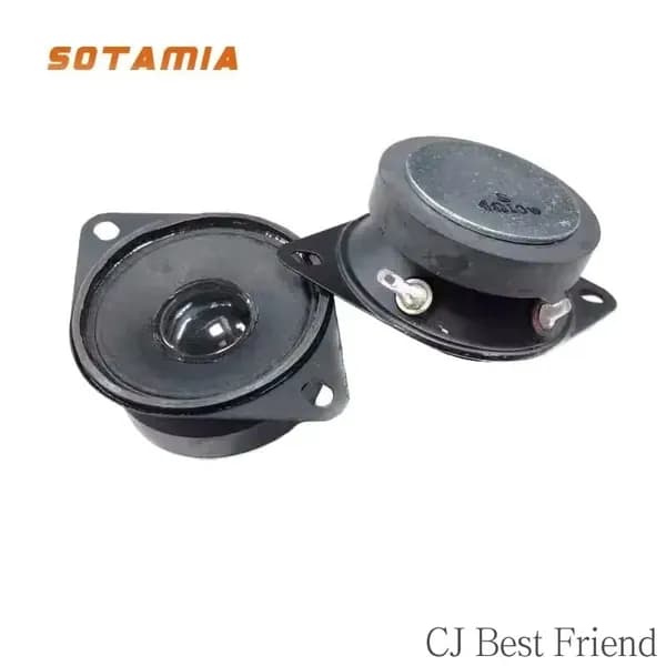 SOTAMIA 2PCS 2-дюймовый Твитер Аудио Мощный динамик 4 Ом 10 Вт 52 мм, Hifi Музыкальный Домашний кинотеатр Bluetooth громкоговоритель
