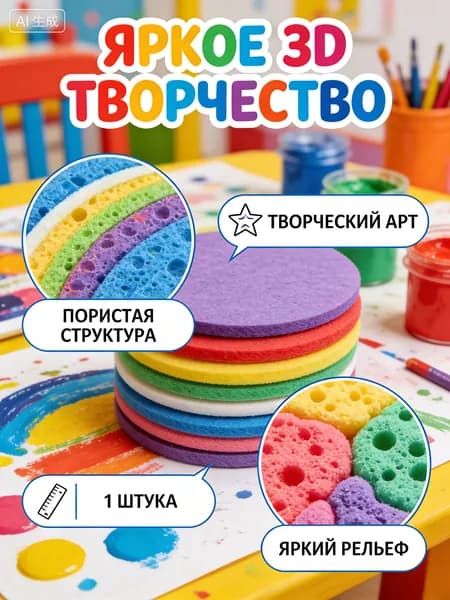 3D бумага для рисования для детей, круглая цветная основа, материал для яркого объемного рисунка