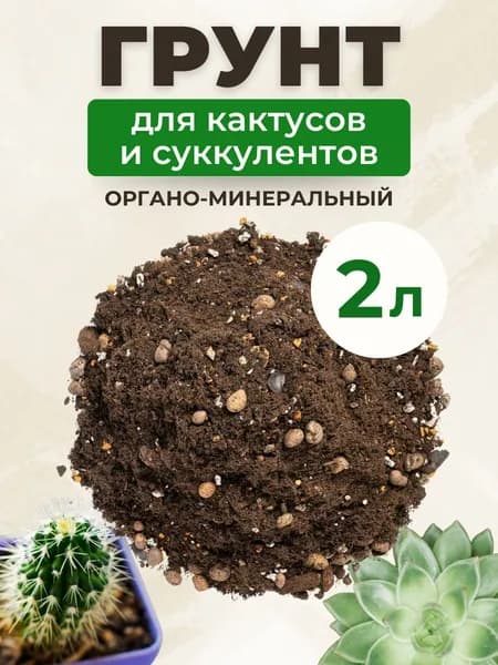 Грунт для Кактусов и Суккулентов 2 л