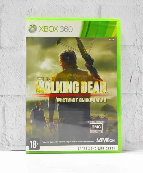 The Walking Dead Инстинкт Выживания Русские субтитры Видеоигра на диске Xbox 360