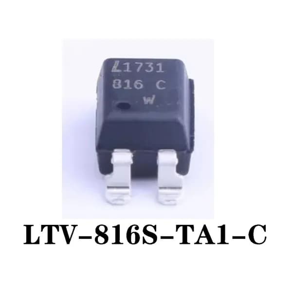 10 шт. Оптопара LTV-816S-TA1-C SMD DC вход, транзисторный выход, 5000Vrms, 1 канал, 4-SMD
