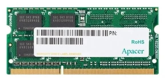 Apacer Оперативная память DDR3, 1600 МГц, 1 x (AS04GFA60CATBGC/DS.04G2K.KAM)