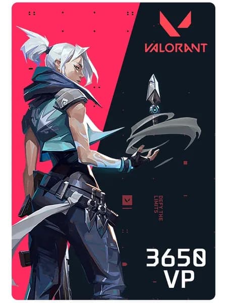 Игровая валюта Valorant: 3650 VP [Цифровая версия]