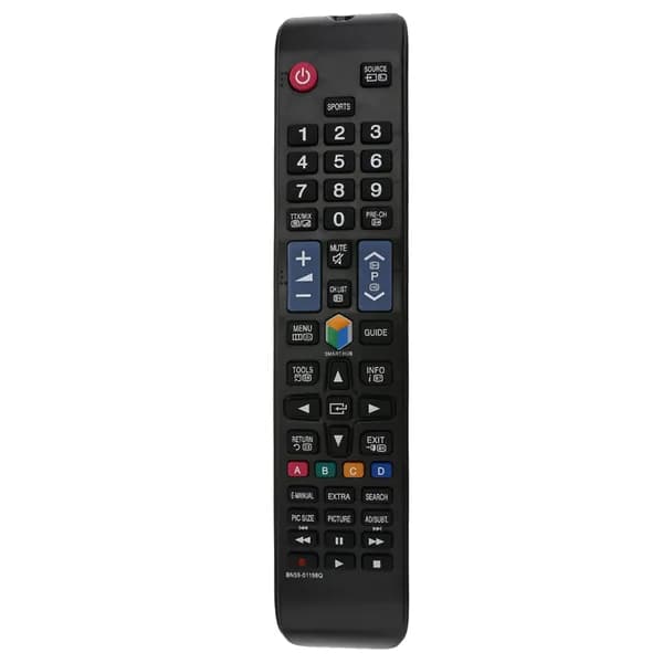 Пульт дистанционного управления для телевизоров Samsung модели BN59-01198Q, чёрный, без программирования