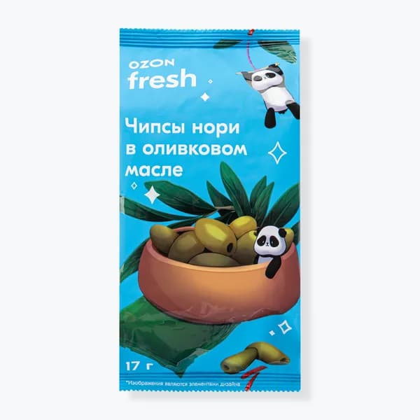 Чипсы-Нори из морской водоросли Ozon fresh Original, 17 г