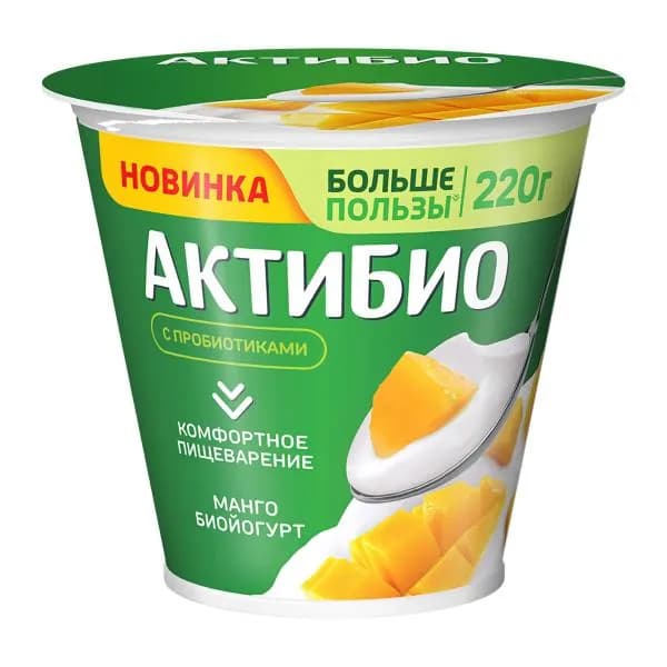 Биойогурт Актибио манго 3% 220г