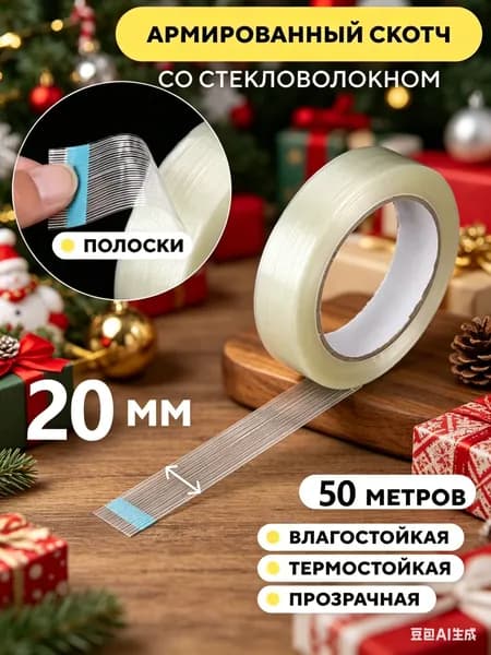 Армирующая лента 20 мм 5 м, 1 шт