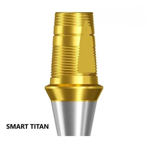 Титановое основание совместимое с TiN GEO, с имплантами Osstem Regular NH. Титановое основание TO GM OS-R-NH .