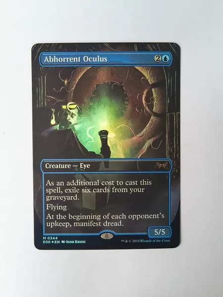 Портативные карты MTG Звездные войны двусторонние фольговые карты Огрозный Oculus