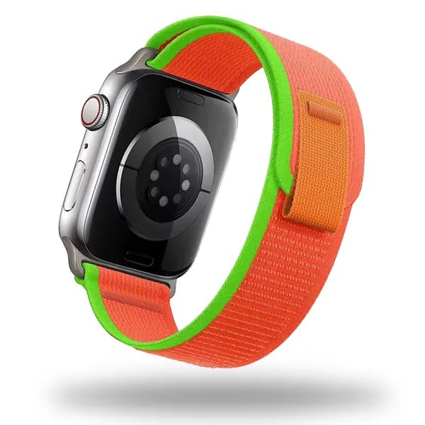 Тканевый ремешок для Apple Watch, Series 1-9, SE, Ultra / 42, 44, 45, 49 mm, Series 10 / 46 mm. Нейлоновый ремешок для Эпл Вотч.