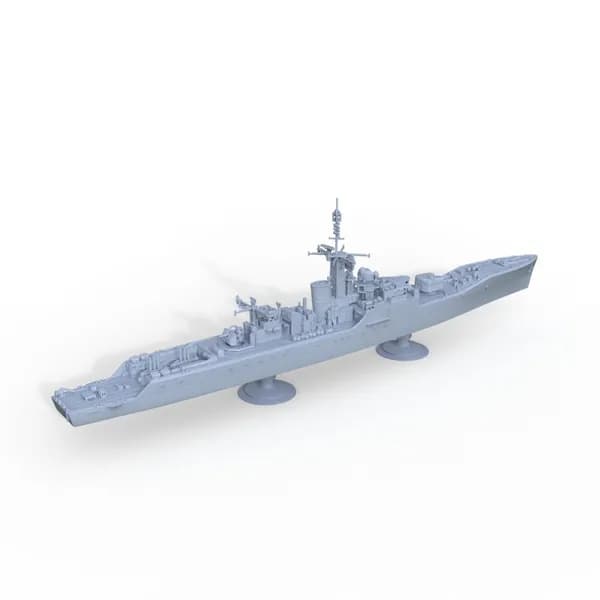 Военная модель, масштаб 1:2000 британский фрегат типа Уитби (ватерлиния)
