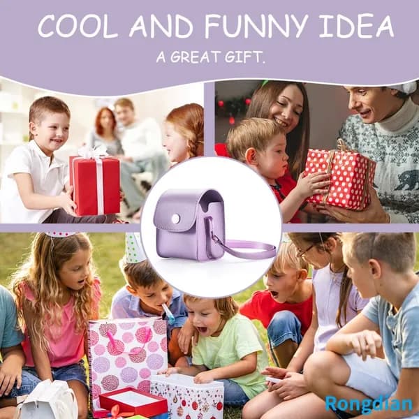 Портативный чехол для Bitzee Interactive Toy из ПВХ, фиолетовый