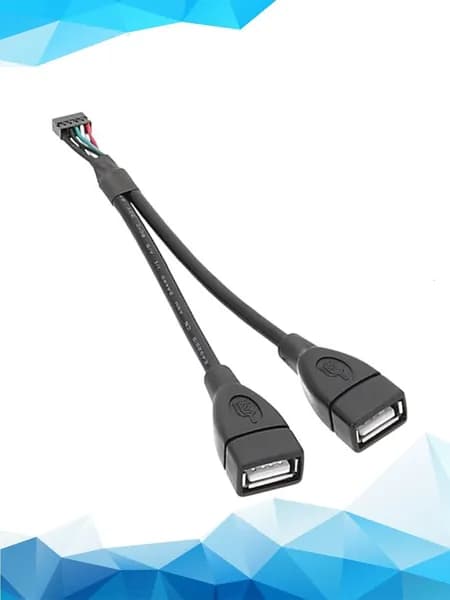 Адаптер USB 2.0 Type-A к разъему 9pin/10pin для защиты устройств
