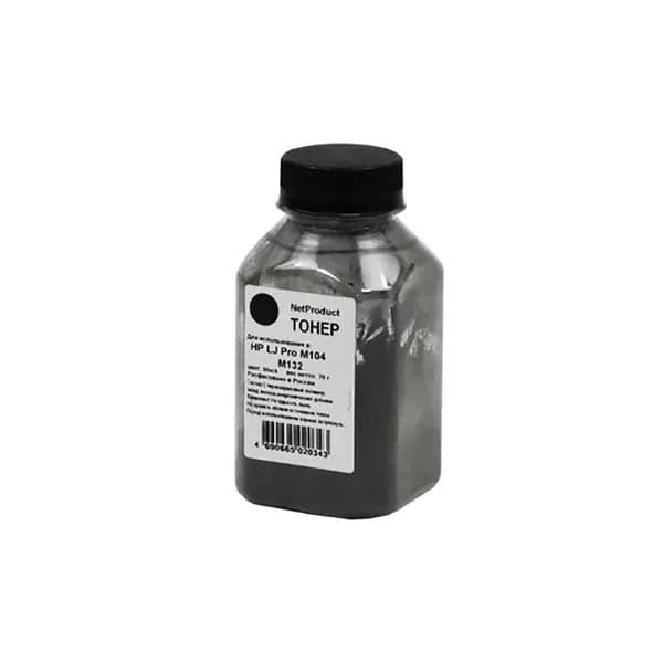 Тонер HP LJ Pro M104 M132 (NetProduct) 70гр, банка