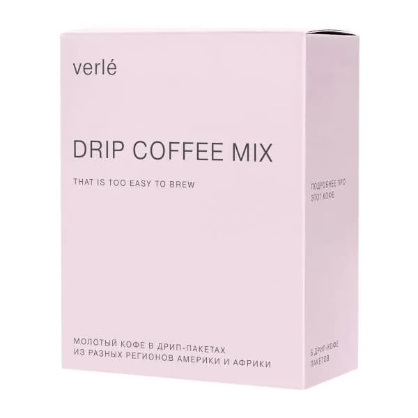Молотый кофе Drip Coffee Mix в дрип-пакетах Verle 6шт