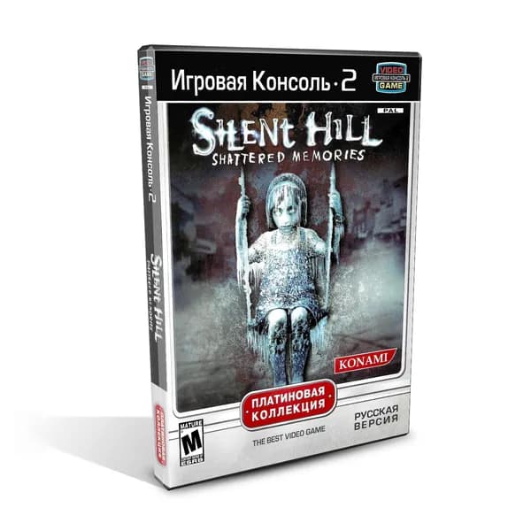 Игра для PS2 Silent Hill Shattered Memories, психологический хоррор приключения, Konami, платиновая коллекция, 1DVD, русская версия