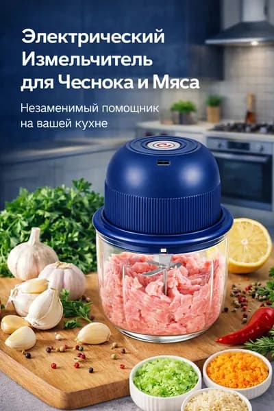 Измельчитель кухонный многофункциональный для овощей и фруктов